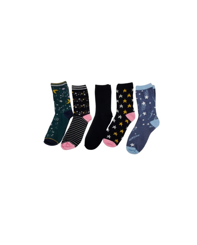 Pack de 5 calcetines mujer espacio 40 Grados