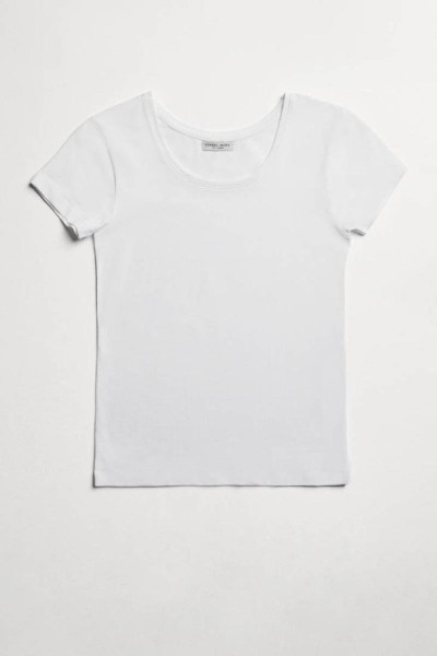 Camiseta manga corta algodón-Ysabel Mora