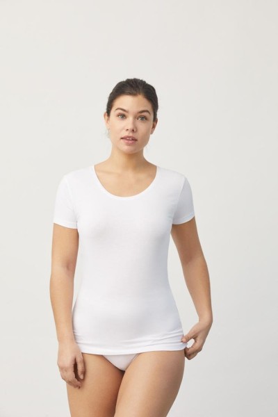 Camiseta manga corta algodón-Ysabel Mora