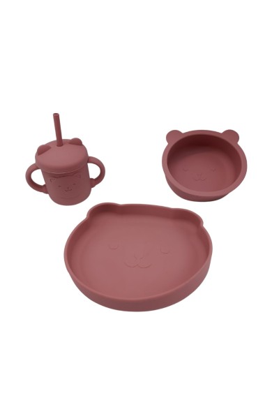 Taza de silicona con tapa y pajita-40 Grados