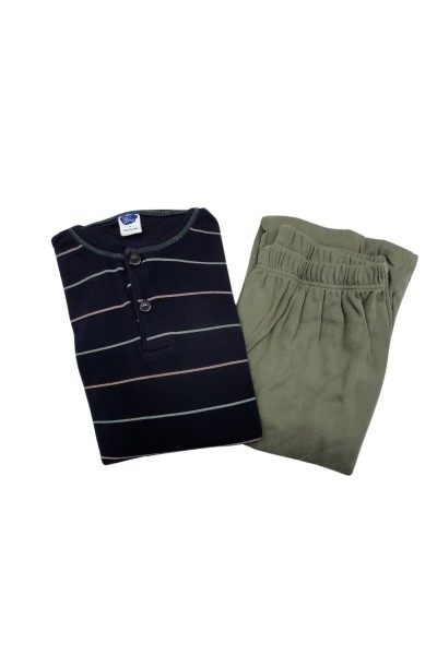Pijama hombre algodón a rayas Catana