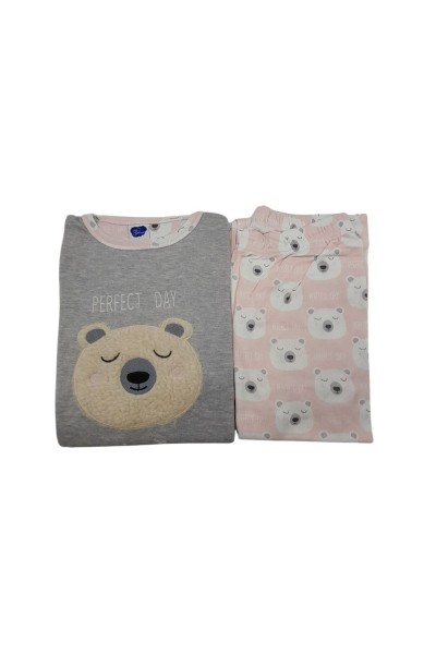 Pijama mujer algodón Osito "Perfect Day"