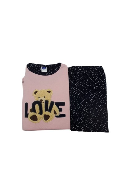 Pijama mujer algodón "Love"