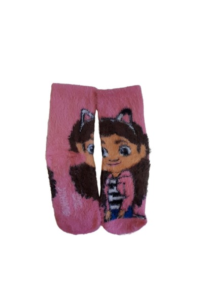 Calcetín infantil antideslizante Casa muñecas de Gabby