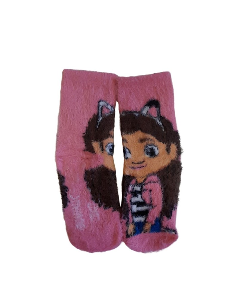 Calcetín infantil antideslizante Casa muñecas de Gabby