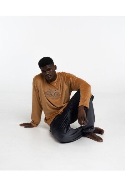 Pijama hombre Micro-velour "BICI"-40 Grados