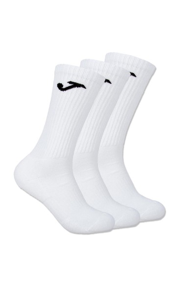 Calcetin deportivo alto rizo logo J pack x3 Joma