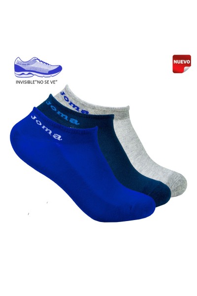 Pack 3 Calcetín invisible hombre transpirable-JOMA