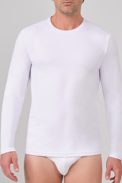 Camiseta térmica caballero manga larga cuello redondo-40 GRADOS
