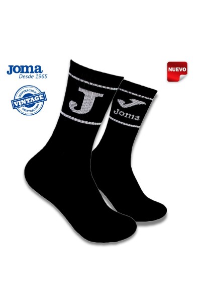 Calcetín alto deportivo pack x2 logos-JOMA