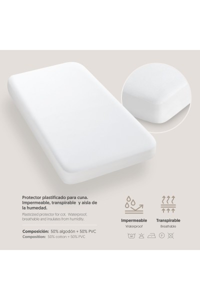 Protector de cuna plastificado-Interbaby
