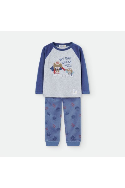 Pijama dos piezas niño 'Bigfoot & Son'- Waterlemon