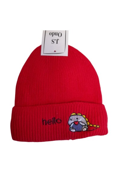 Gorro infantil forrado interior DINO