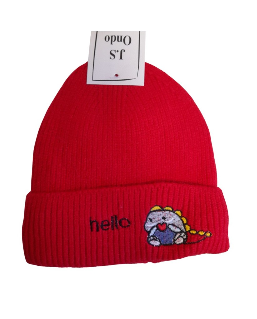 Gorro infantil forrado interior DINO