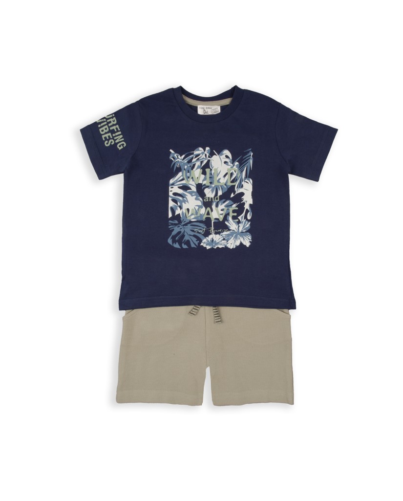 Conjunto niño 2 piezas "Wild and Wave" Babybol