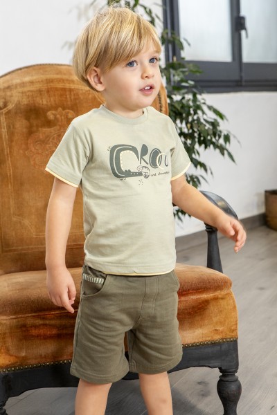 Conjunto dos piezas niño "Croco"-Babybol