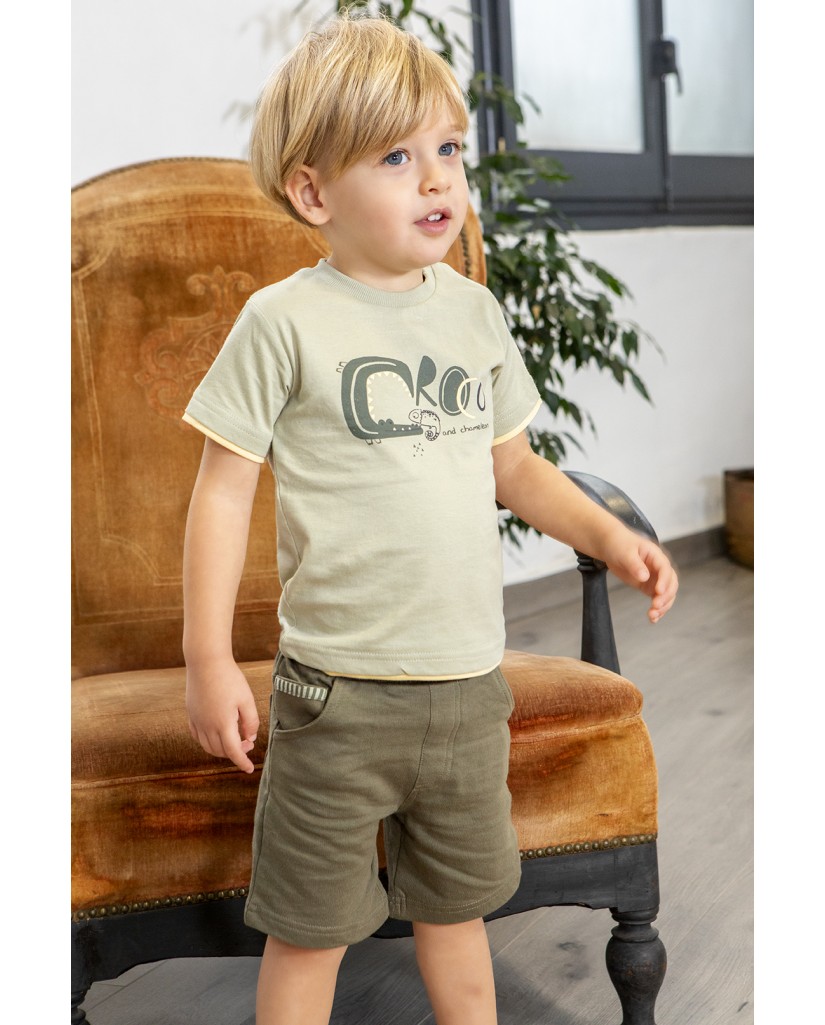 Conjunto dos piezas niño "Croco"-Babybol