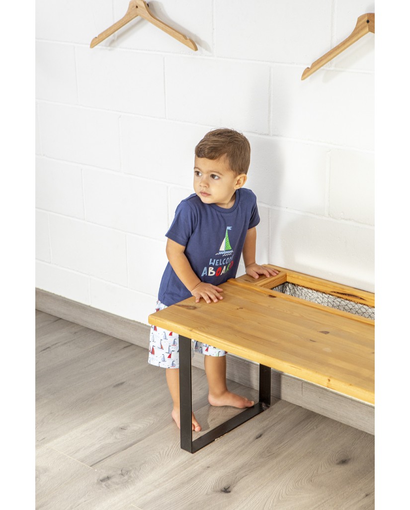 Conjunto dos piezas niño "Welcome a board"-Babybol