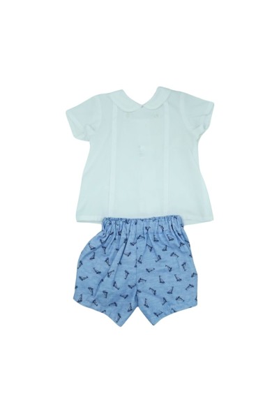 Conjunto dos piezas verano barcos-Babyferr