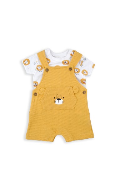 Peto y camiseta bebé león Babybol
