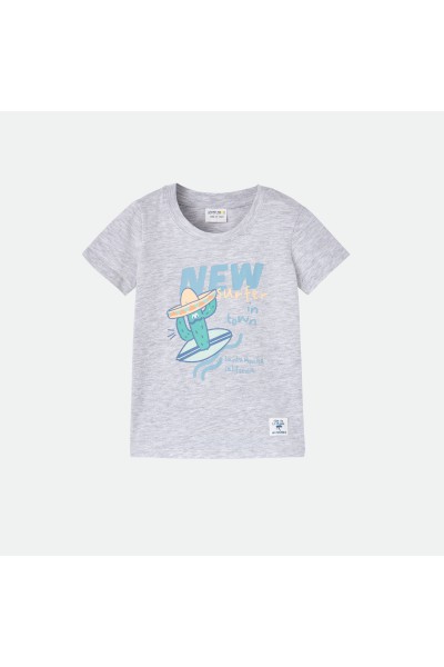 Conjunto dos piezas infantil gris "Cactus"