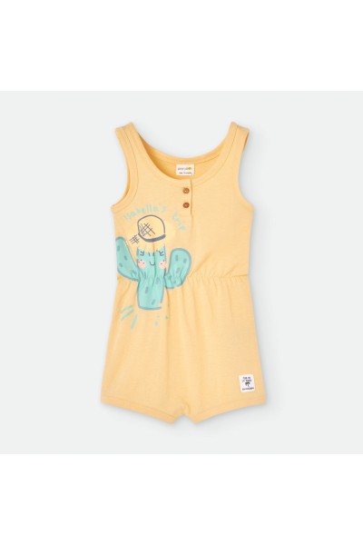 Mono infantil amarillo Cactus