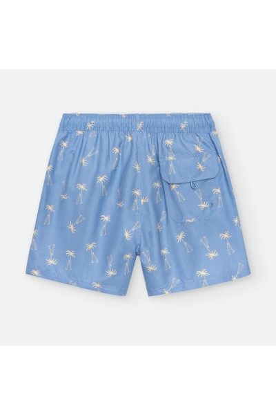 Bañador niño azul "Palmeras"