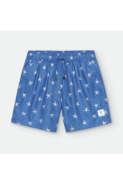 Bañador niño azul estrellas de mar