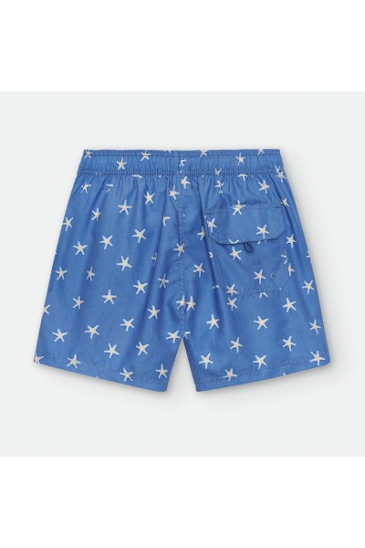 Bañador niño azul estrellas de mar
