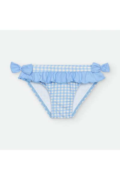 Culetín de baño para niña "VICHY FORMENTERA"