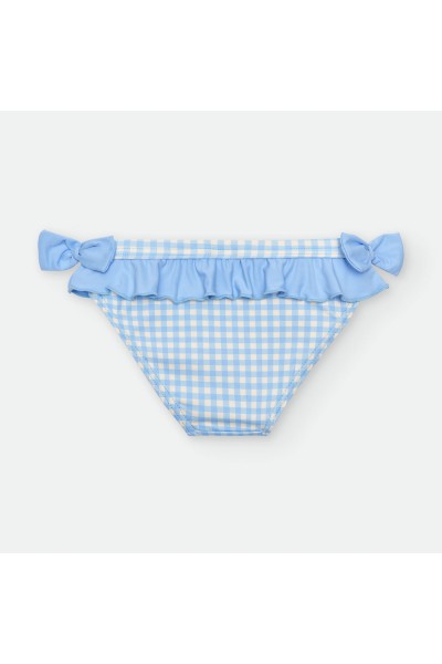 Culetín de baño para niña "VICHY FORMENTERA"