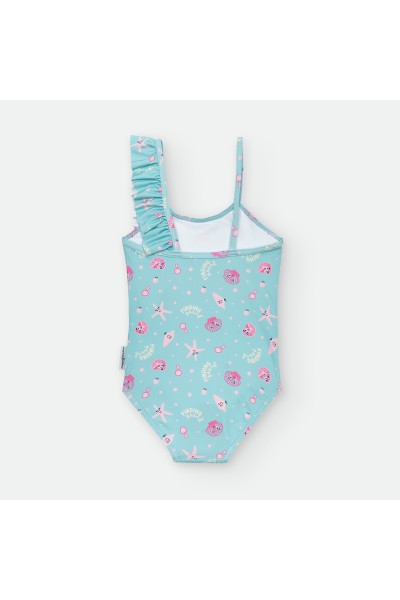 Bañador niña azul "UNDER THE SEA"