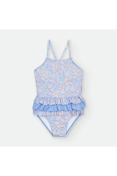 Bañador infantil azul para niña "DOLCE CACHEMIR"