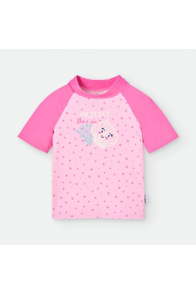 Camiseta baño protección UPF50+ bebé "Under the sea"