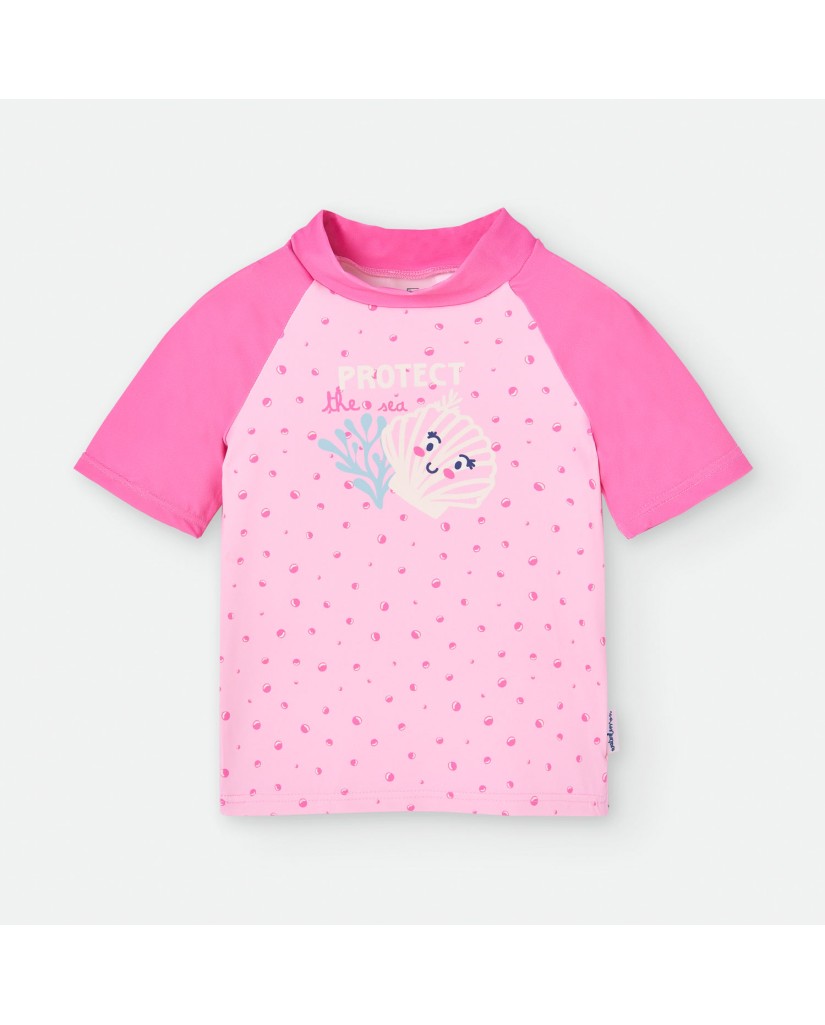 Camiseta baño protección UPF50+ bebé "Under the sea"