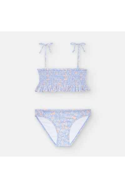 Bikini niña fruncido "DOLCE CACHEMIR"