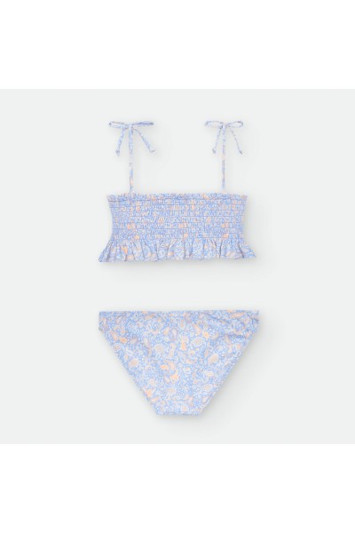 Bikini niña fruncido "DOLCE CACHEMIR"
