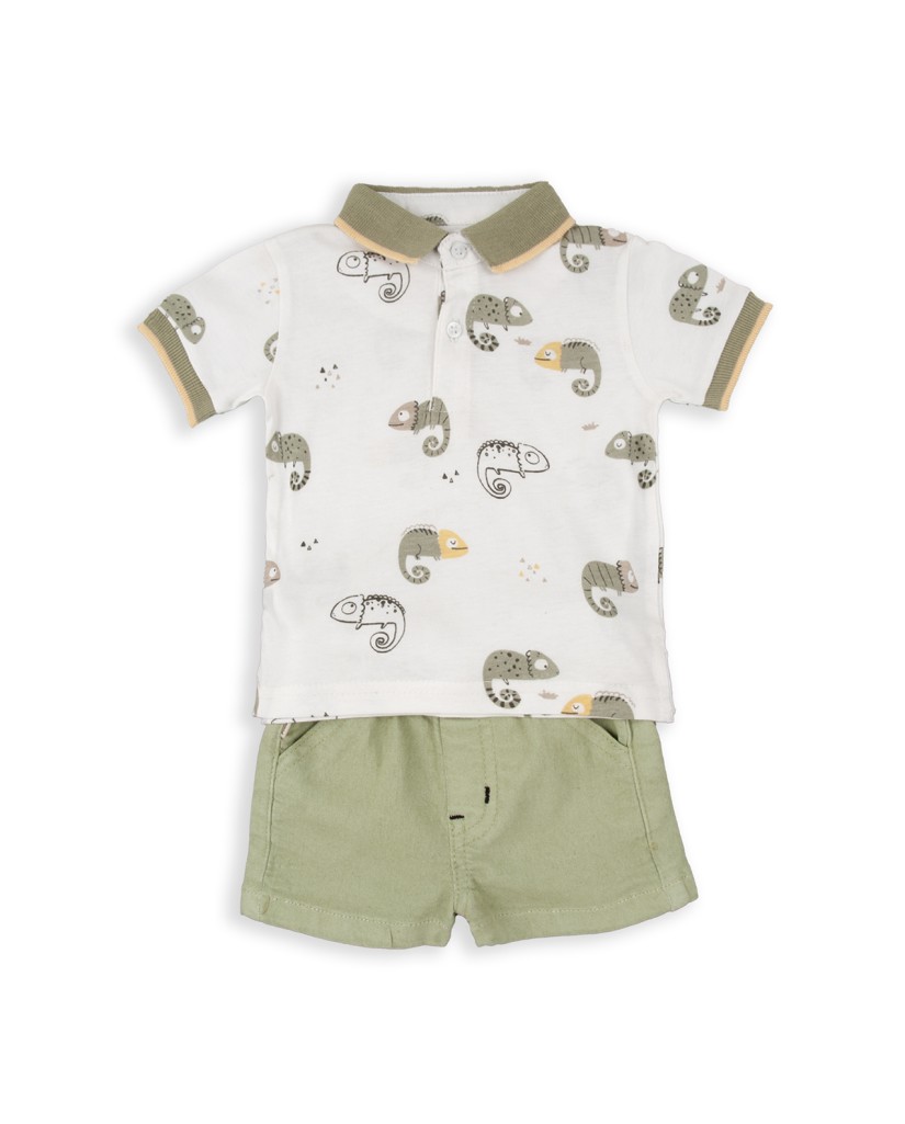 Conjunto dos piezas Polo Camaleon