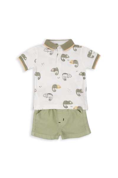 Conjunto dos piezas Polo Camaleon