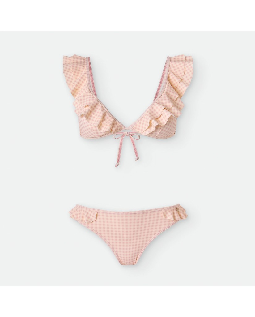 Bikini teen volante "VICHY IBIZA"