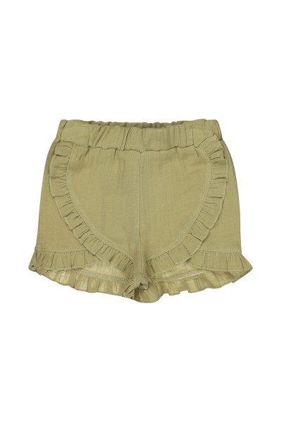 Conjunto dos piezas niña Verde flores-40 Grados