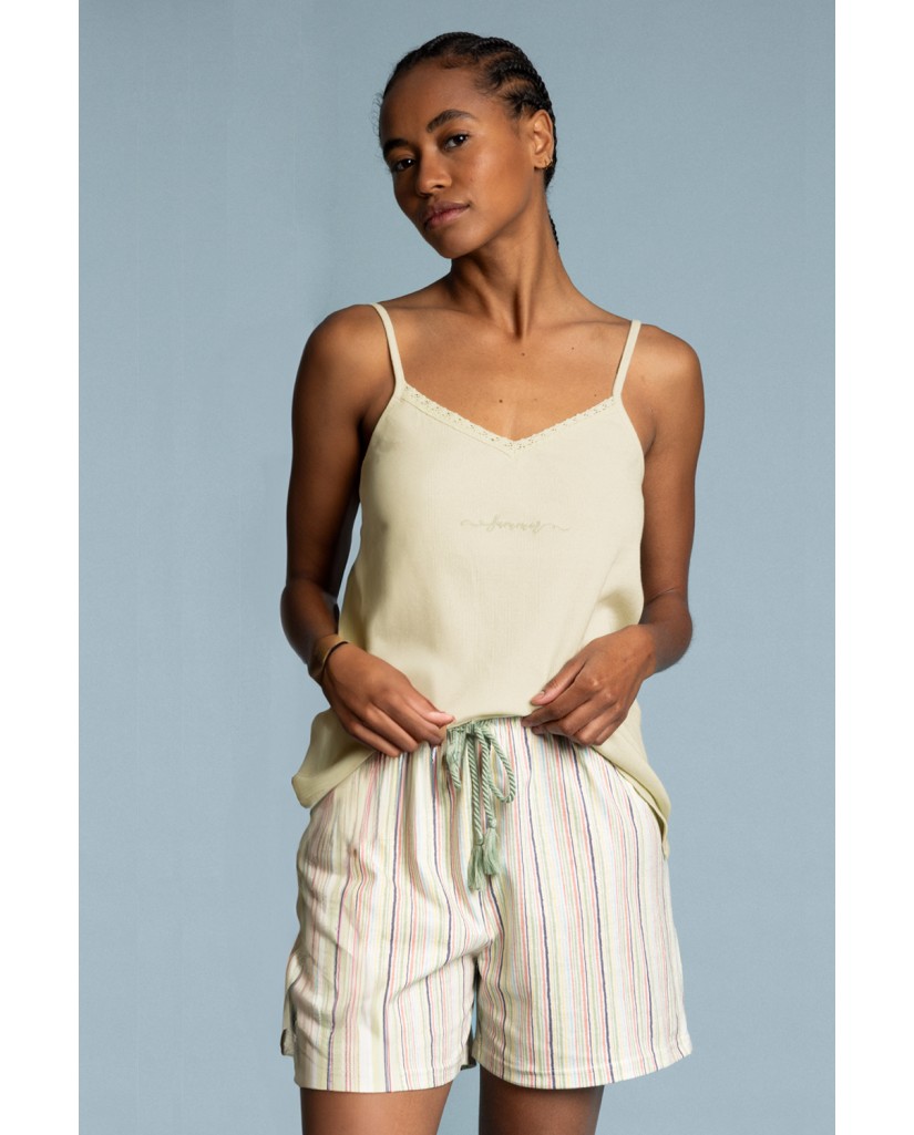 Pijama lencero mujer tirante SUMMER VIBES-ADMAS