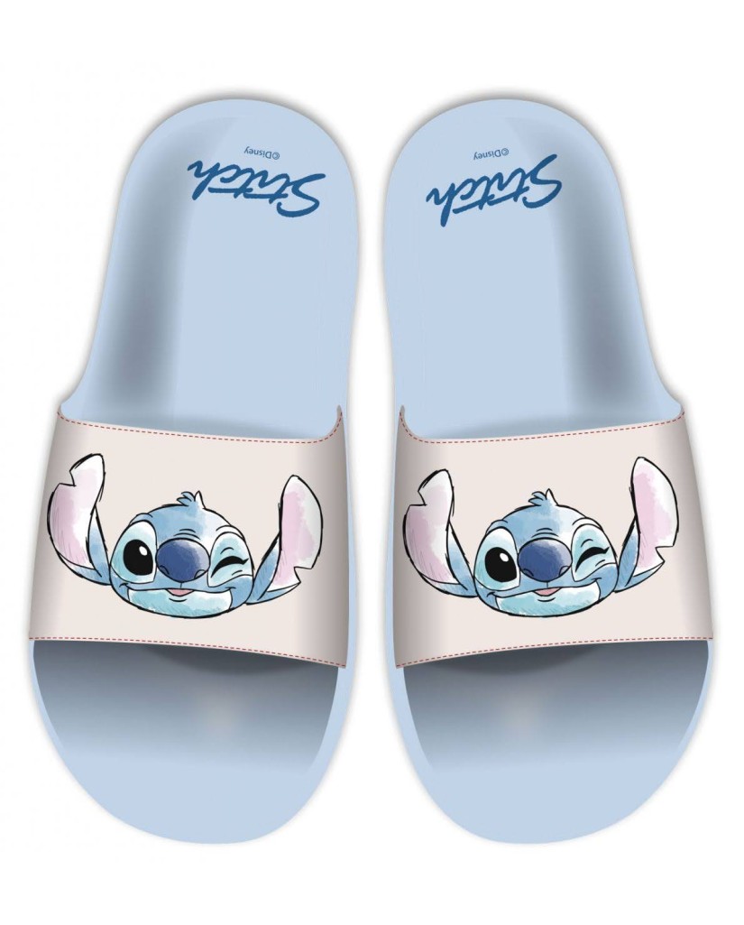 Chanclas de pala mujer azul Stitch Arditex