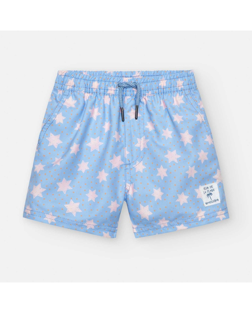 Bañador niño bermuda azul "STARLIGHT"