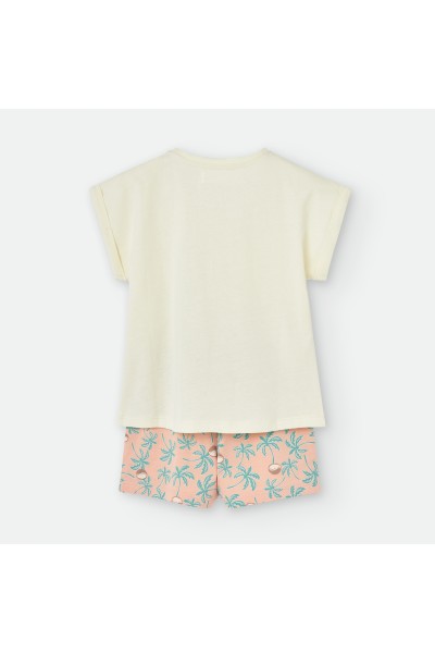 Pijama manga corta niña tucán PARADISE