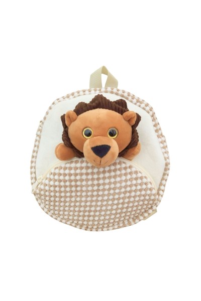 Mochila infantil peluche León