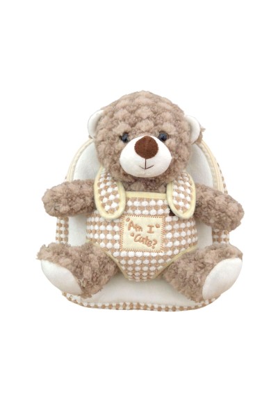 Mochila infantil peluche OSO marrón