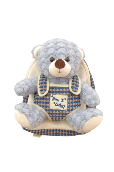 Mochila infantil peluche OSO AZUL