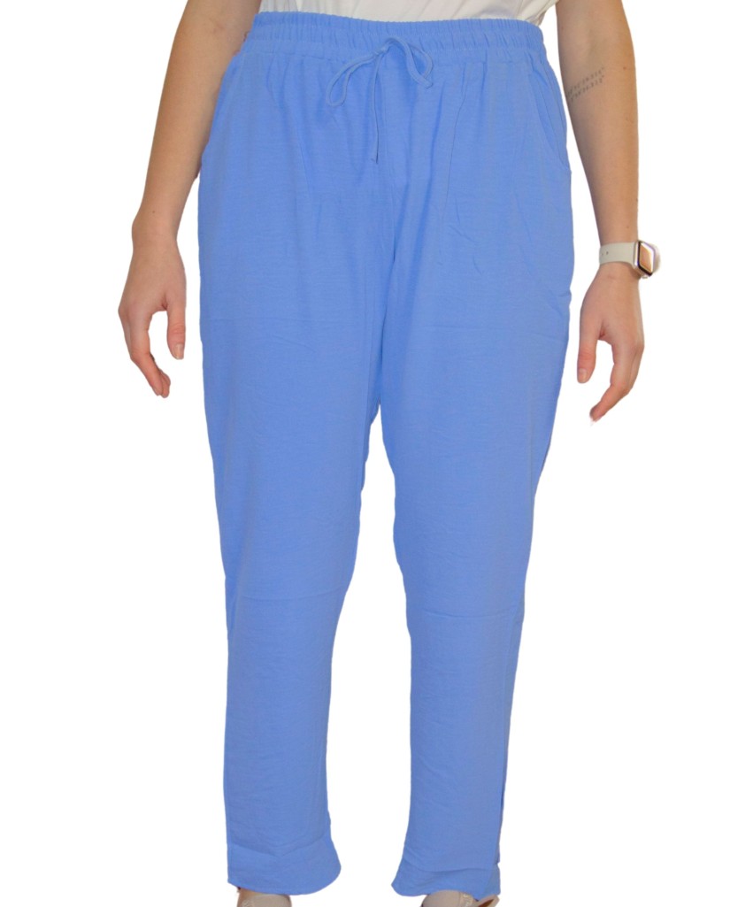 Pantalón mujer liso ancho