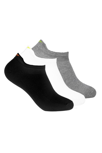 Pack 3 calcetines unisex invisible talón alto Joma